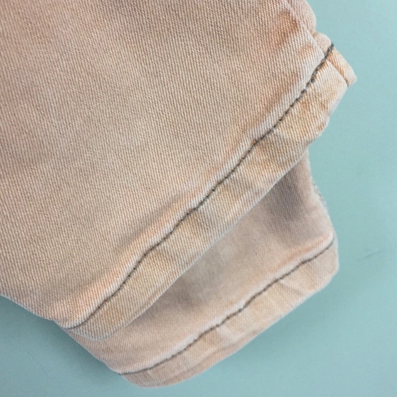 Free People Pale Peach 5 Pocket Skinny Jeans Size 28 - Picture 7 of 7